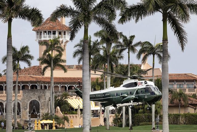 Marine One Mar a Lago