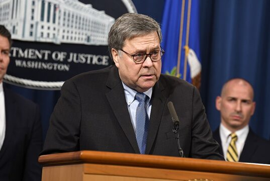 Bill Bar Calls On Prosecutors To Drop Cases Against Trump