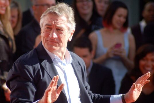 Robert De Niro Addresses Crowd Near Trump Courtroom