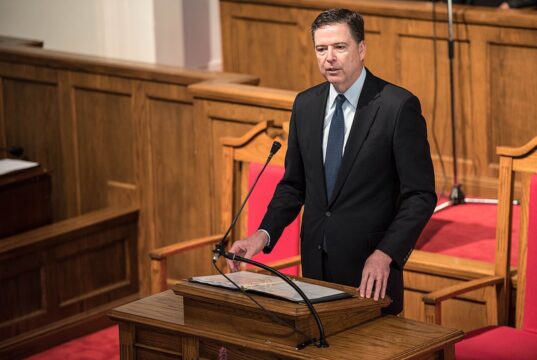 Justice Department Indicts Former FBI Director James Comey- Again