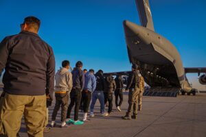 Report: First Trump $1,000 ‘Self-deport’ Flight Conducted By DHS