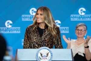 Report: Melania Trump Statue In Slovenia Sawed Off, Stolen