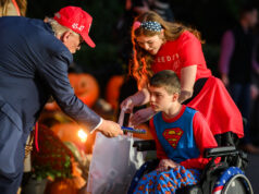 Trump Pulls Off A Sky-High Halloween Surprise